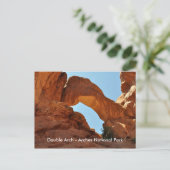 Double Arch - Arches National Park Postkarte (Stehend Vorderseite)