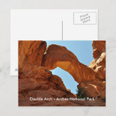 Double Arch - Arches National Park Postkarte (Vorne/Hinten)
