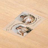 Double Arch Photo Godfather Proposal Acryleinladungen (Ablage )