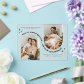 Double Arch Photo Godfather Proposal Acryleinladungen (In Situ (Hochzeit))