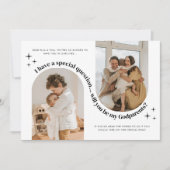 Double Arch Photo Godparents Proposal Einladung (Vorderseite)