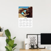 Double Arch Wüstenlandschaft 2026 Kalender Poster (Heimbüro)