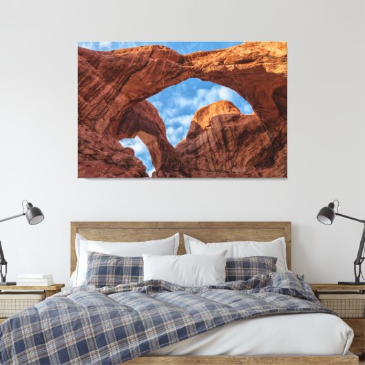Double Arches Low Angle View Leinwanddruck (Insitu (Schlafzimmer))
