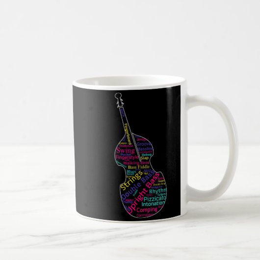 Double B Upright B Jazz Bist Musician Gift Kaffeetasse (Rechts)