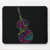 Double B Upright B Jazz Bist Musician Gift Mousepad (Vorne)