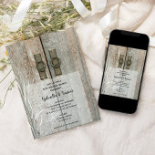 Double Barn Doors Country Post Wedding Brunch Einladung