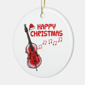Double Bass Bassist Weihnachtsschmuck (Links)