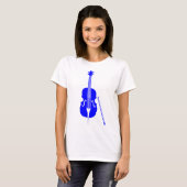 Double Bass - Blau T-Shirt (Vorne ganz)