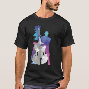 Double Bass Double Bass Instrument Idee T-Shirt
