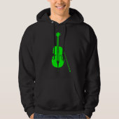 Double Bass - grün Hoodie (Vorderseite)