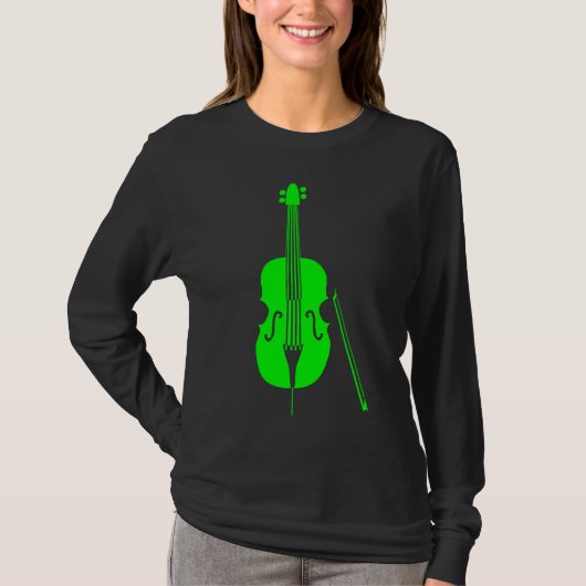 Double Bass - grün T-Shirt (Vorderseite)