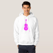 Double Bass - Magenta Hoodie (Vorne ganz)