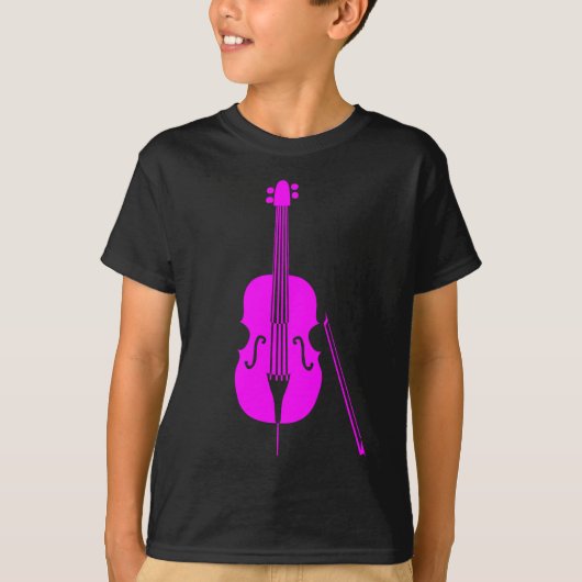 Double Bass - Magenta T-Shirt (Vorderseite)