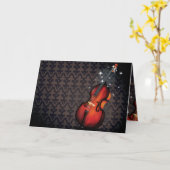 Double Bass Magic Karte (Gelbe Blume)