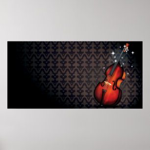 Double Bass Magic Poster