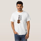 Double Bass Player ,(Bassist) T-Shirt (Vorne ganz)