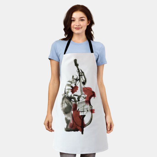 Double Bass Player Schürze (Getragen)