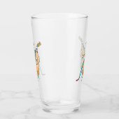 Double Bass Stickman Glas (Rechts)