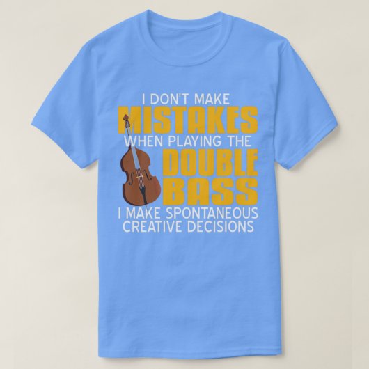 Double BassTShirt T-Shirt (Design vorne)