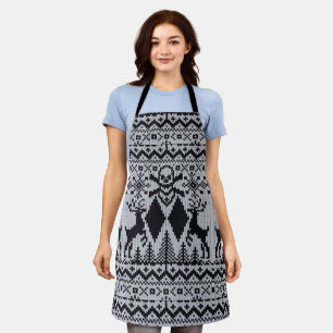 Double Black Diamond Uggge Weihnachts Sweater Styl Schürze