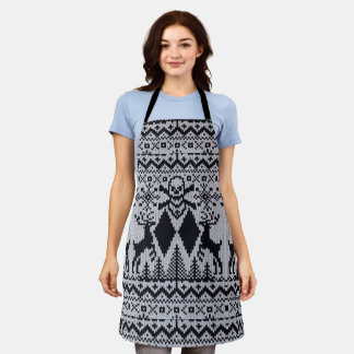 Double Black Diamond Uggge Weihnachts Sweater Styl Schürze