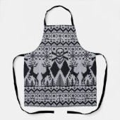 Double Black Diamond Uggge Weihnachts Sweater Styl Schürze (Vorderseite)