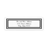 Double Black Trim - Rücksendeadresse (Vorne)