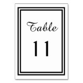 Double Black Trim - Tischnummer (Rückseite)