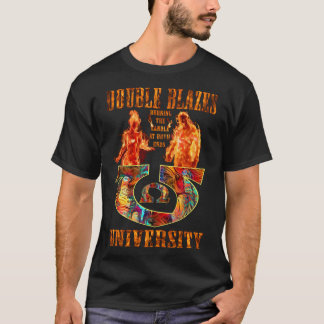 Double Blaze-Universität T-Shirt