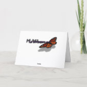 Double Blossoming Cherry Tree I Spring Floral Dankeskarte (Rückseite)