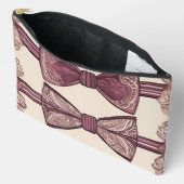 Double Bow Chic Bow Krawatte AI Art Zubehörtasche (Offen)