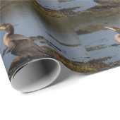 Double breasted cormorant  geschenkpapier (Rolleneckpunkt)