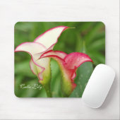 Double Calla Lily Mousepad (Mit Mouse)