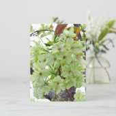 Double Cherry Blossom: Gioiko Karte (Stehend Vorderseite)