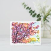 Double Cherry Blossom: Kouka Postkarte (Stehend Vorderseite)