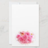 Double Cherry Blossom: Sato-zakura Briefpapier (Vorderseite)