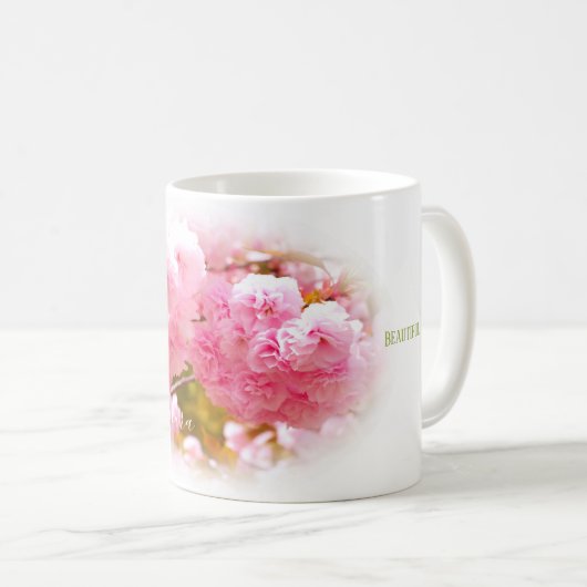 Double Cherry Blossom: Sato-zakura Kaffeetasse (VorderseiteRechts)