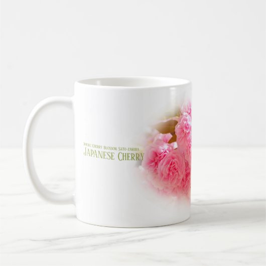 Double Cherry Blossom: Sato-zakura Kaffeetasse (Links)