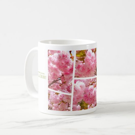 Double Cherry Blossom: Sato-zakura Kaffeetasse (Vorderseite Links)