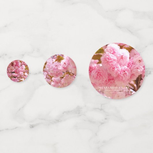 Double Cherry Blossom: Sato-zakura Konfetti (Rückseiten)