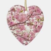 Double cherry blossoms in Japan Keramik Ornament (Rechts)