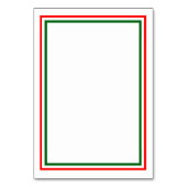 Double Christmas Trial - Empfang Insert Card Tischnummer (Rückseite)