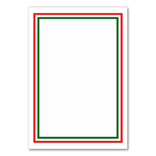 Double Christmas Trial - Empfang Insert Card Tischnummer (Rückseite)