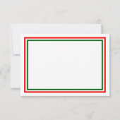 Double Christmas Trim-Empfang-Invition Einladung (Rückseite)