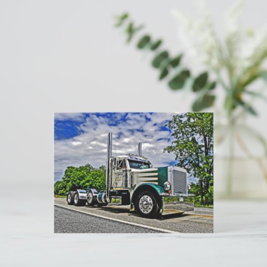 Double D Peterbilt 379 Postcard Postkarte (Stehend Vorderseite)