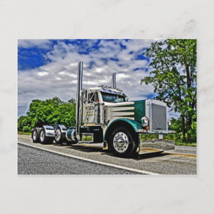Double D Peterbilt 379 Postcard Postkarte