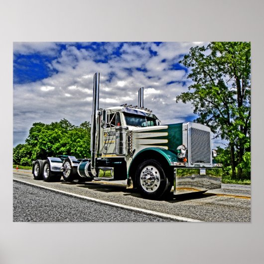 Double D Peterbilt 379 Poster (Vorne)