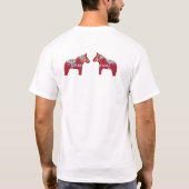 Double Dala Horse T - Shirt (Rückseite)