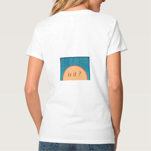 "Double Delight" Women's V-Neck T - Shirt (Rückseite)