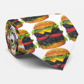 Double Deluxe Hamburger with Cheese Krawatte (Gerollt)